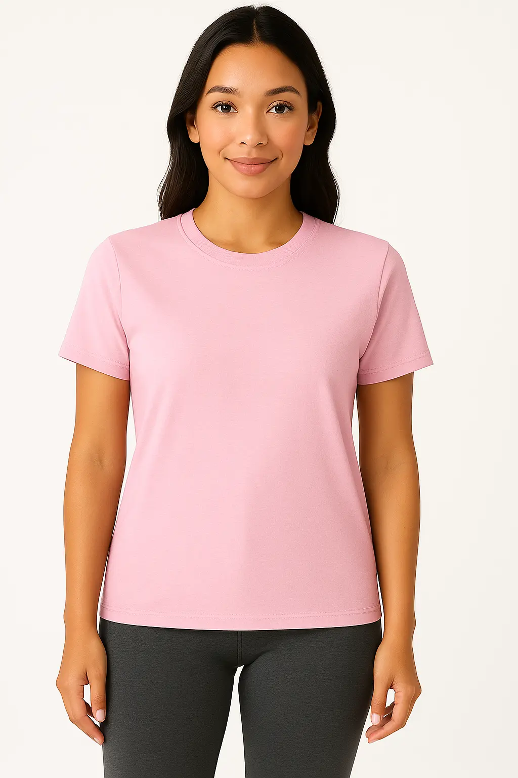 Baby look algodão com elastano princess