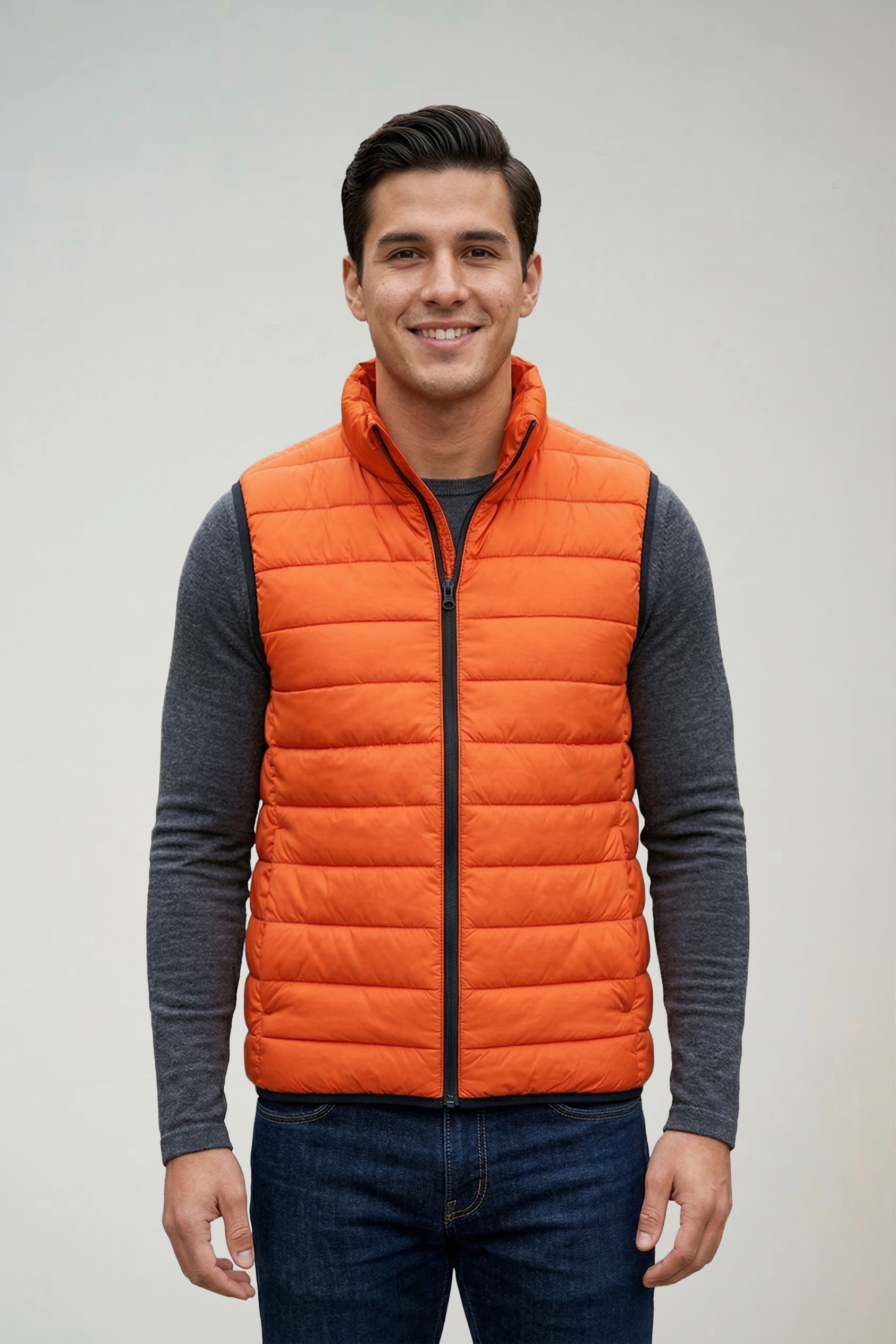 Colete Puffer laranja