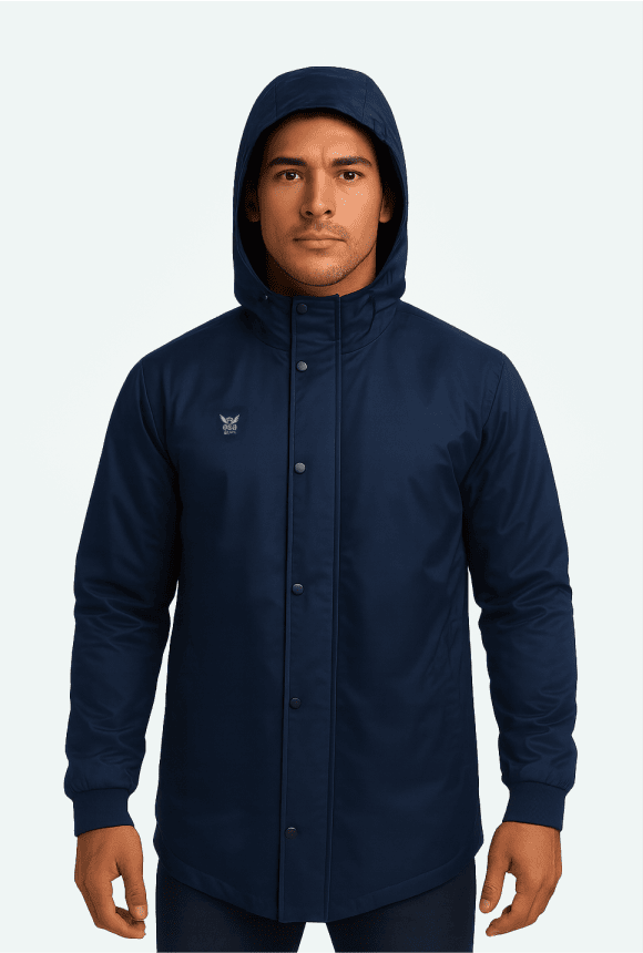 Jaquetão Impermeável Azul Marinho