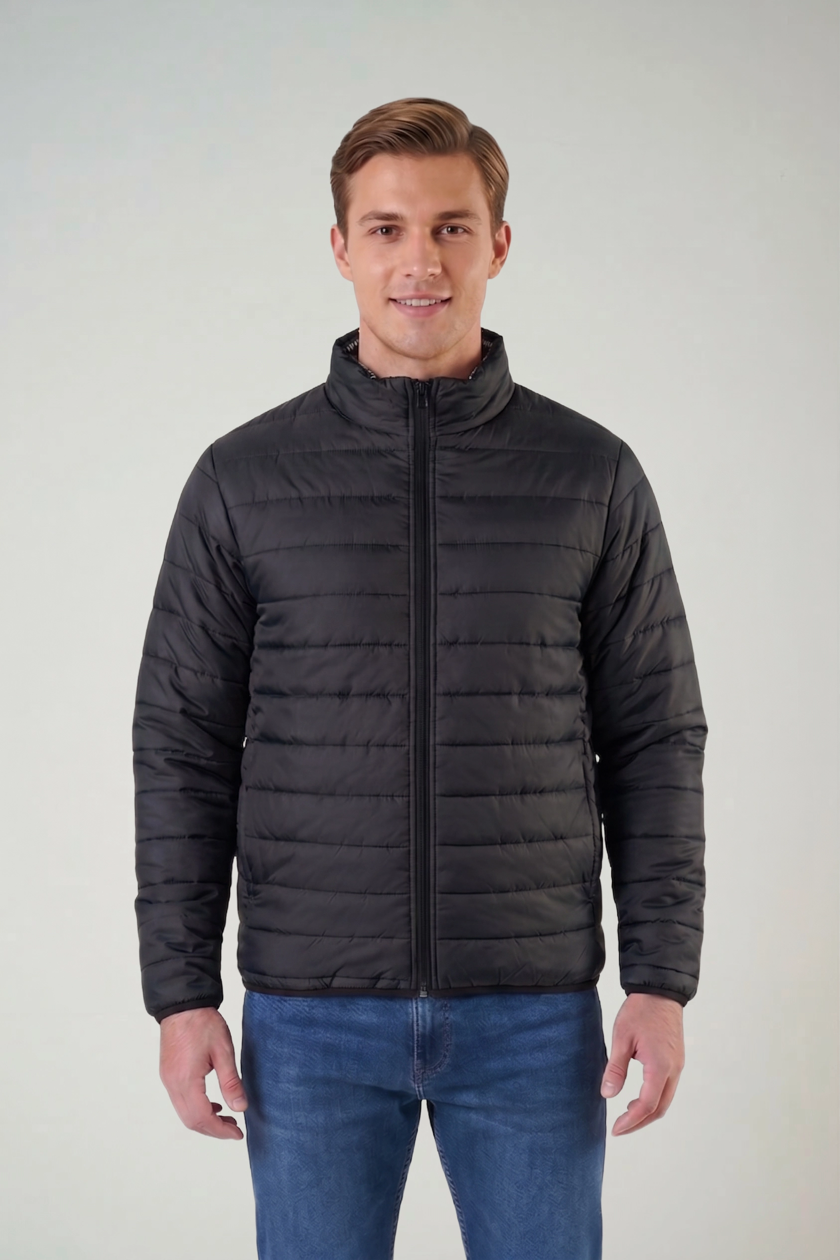 Jaqueta Puffer preta