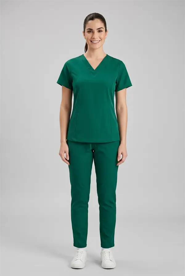 Conjunto scrub verde escuro frente
